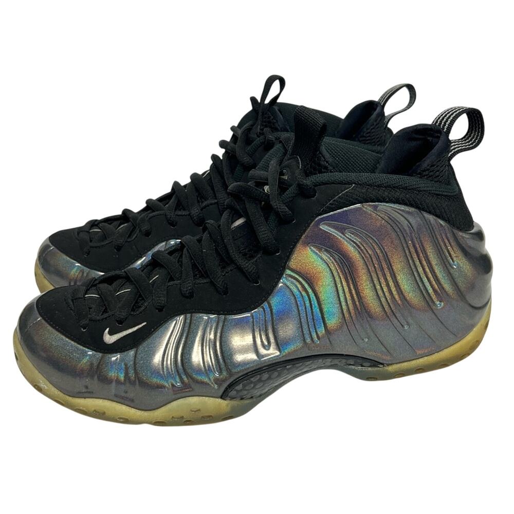 Nike Air Foamposite One Reflective Chrome Hologram Silver 314996-900 Size 9 🔥🔥